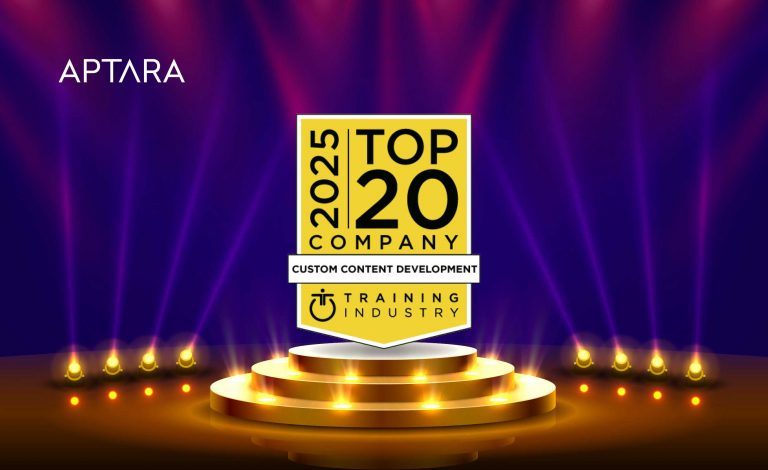 Aptara Recognized Among the Top 20 Custom Content Development Companies by Training Industry 2025