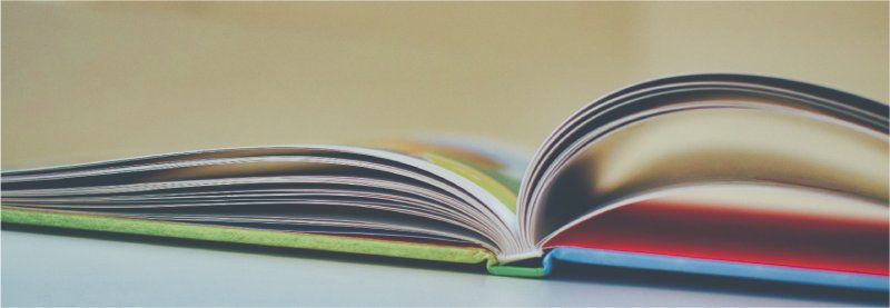 Close-up of an open colorful printed magazine, illustrating high-quality print production