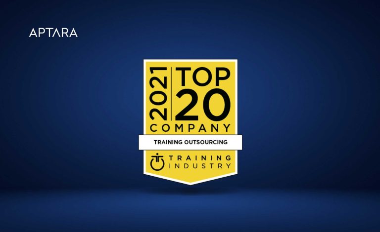 Aptara Named Among Training Industry’s Top 20 Training Outsourcing Companies for 2021