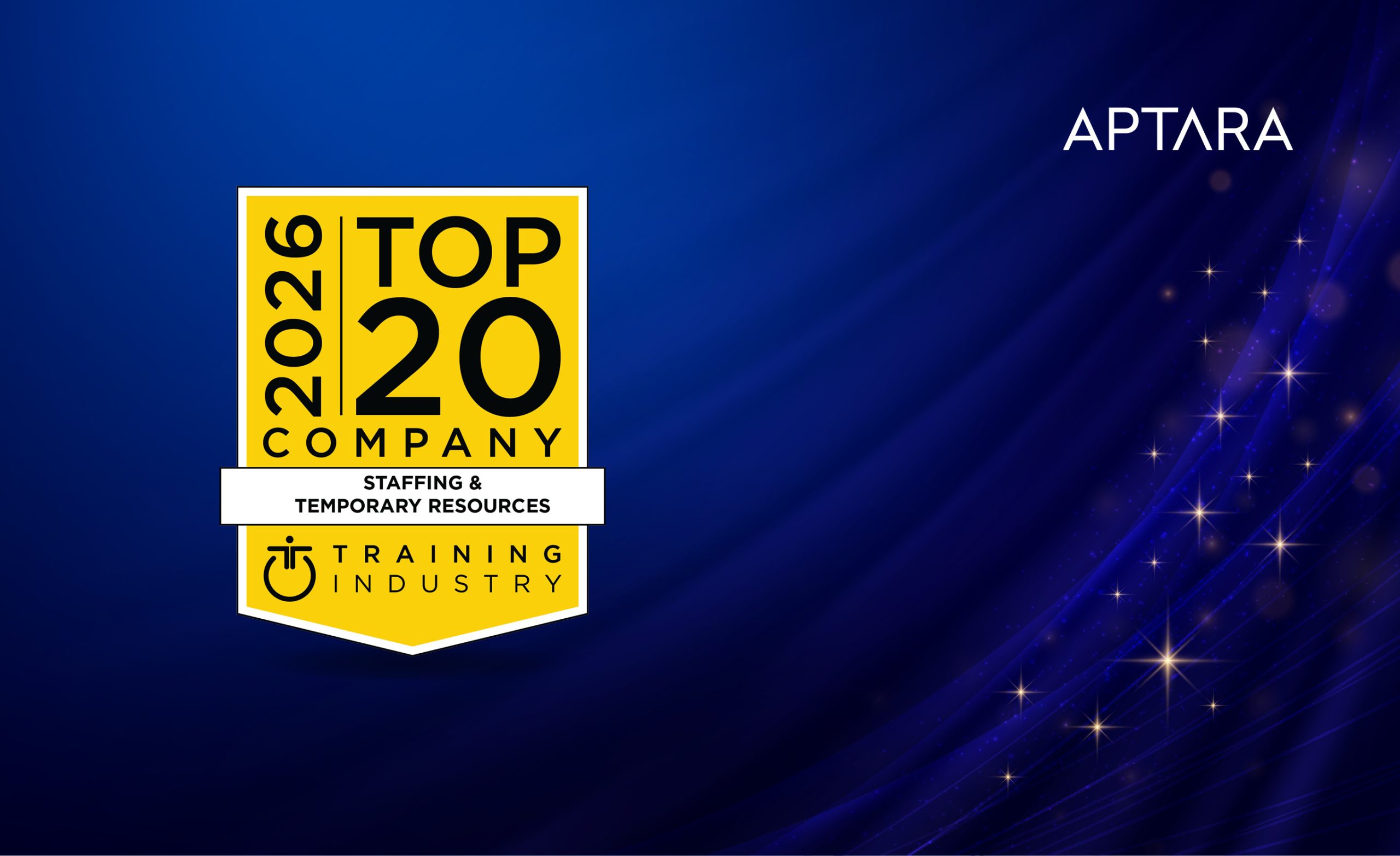 Aptara Recognized as a Top 20 Staffing and Temporary Resources Companies | Training Industry